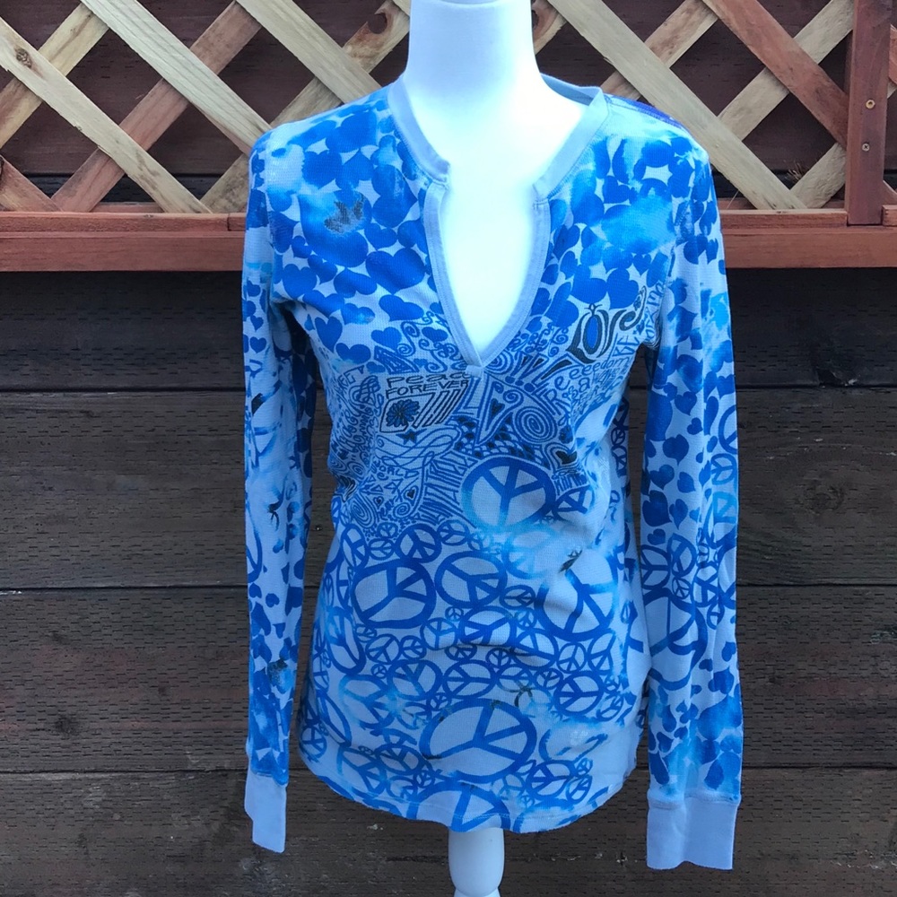 Peace and Flowers Thermal Shirt